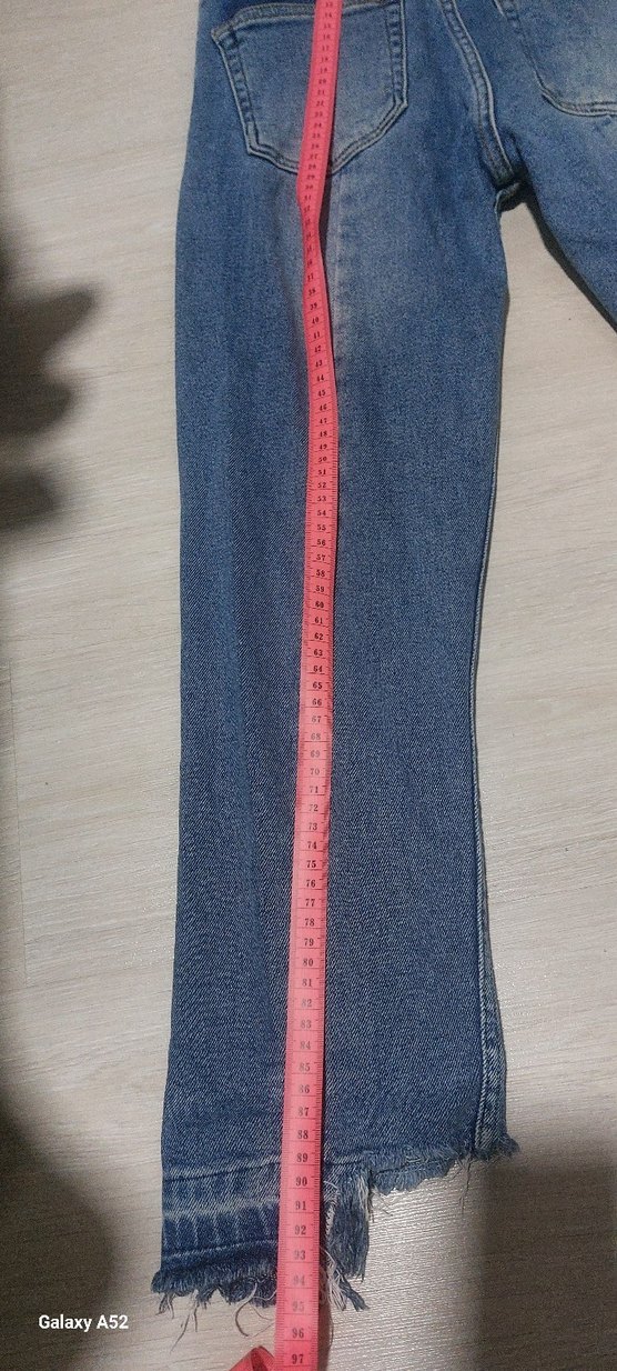 Mavi Midi Boy Regular Fit Kadın Kot Pantolon - Görsel 4