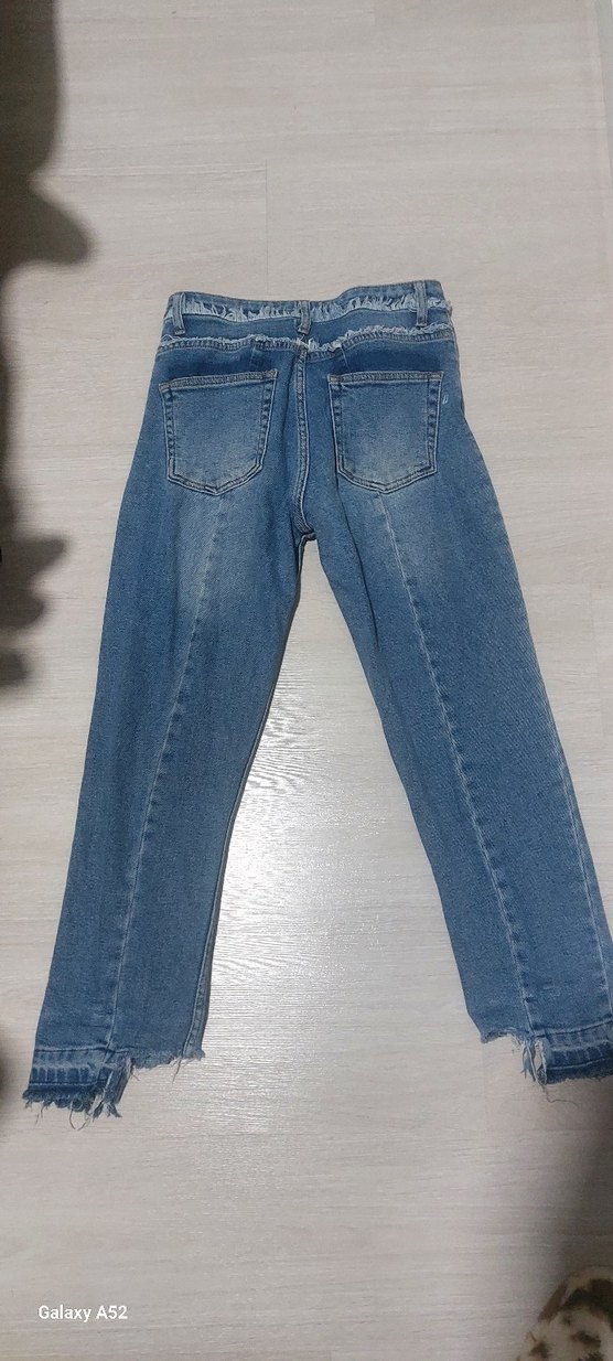 Mavi Midi Boy Regular Fit Kadın Kot Pantolon - Görsel 3