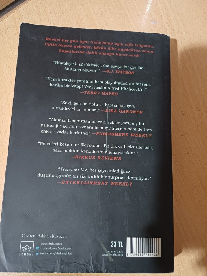 Trendeki Kız - Paula Hawkins - Görsel 2