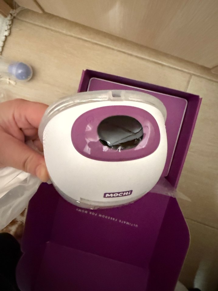 Mor Taşınabilir Göğüs Pompası MOCHI - Görsel 3