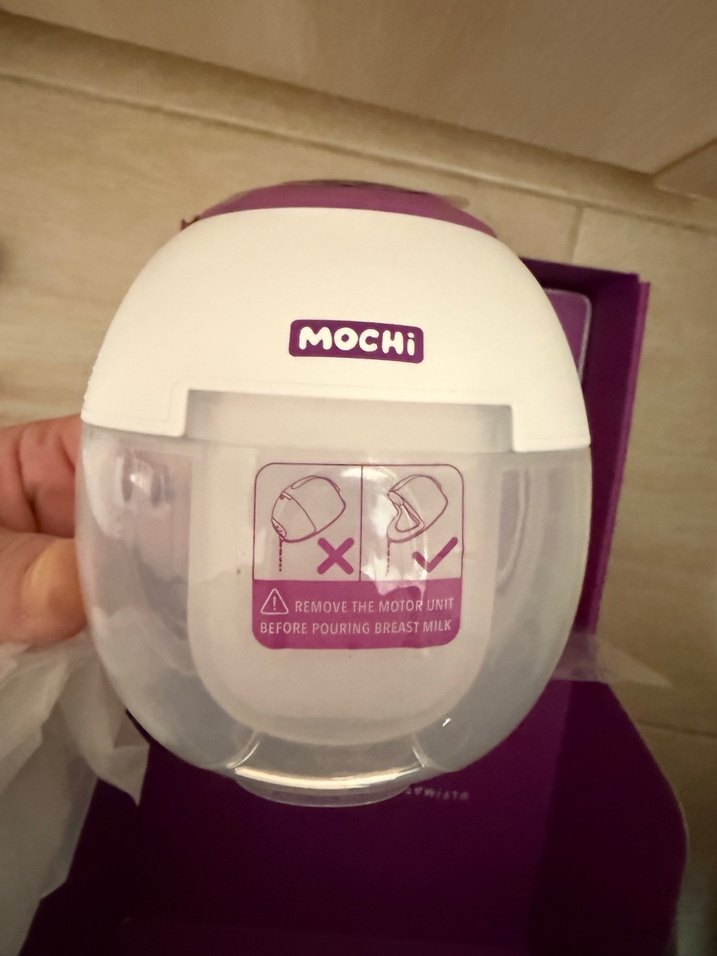 Mor Taşınabilir Göğüs Pompası MOCHI - Görsel 2