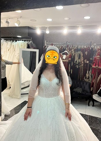 Prenses model gelinlik - Görsel 4