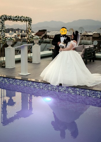 Prenses model gelinlik - Görsel 5