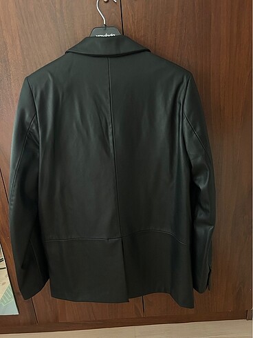 m Beden Deri blazer
