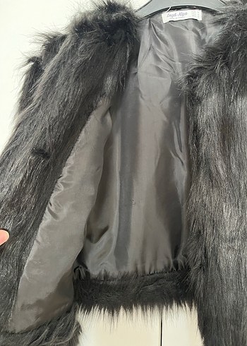 Siyah Kadın Kürk - Görsel 5