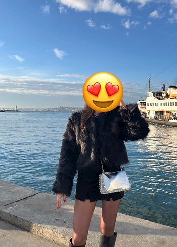 Siyah Kadın Kürk - Görsel 7