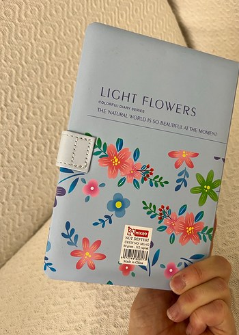 Çiçek Desenli Not defteri - Görsel 6