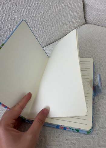 Çiçek Desenli Not defteri - Görsel 2