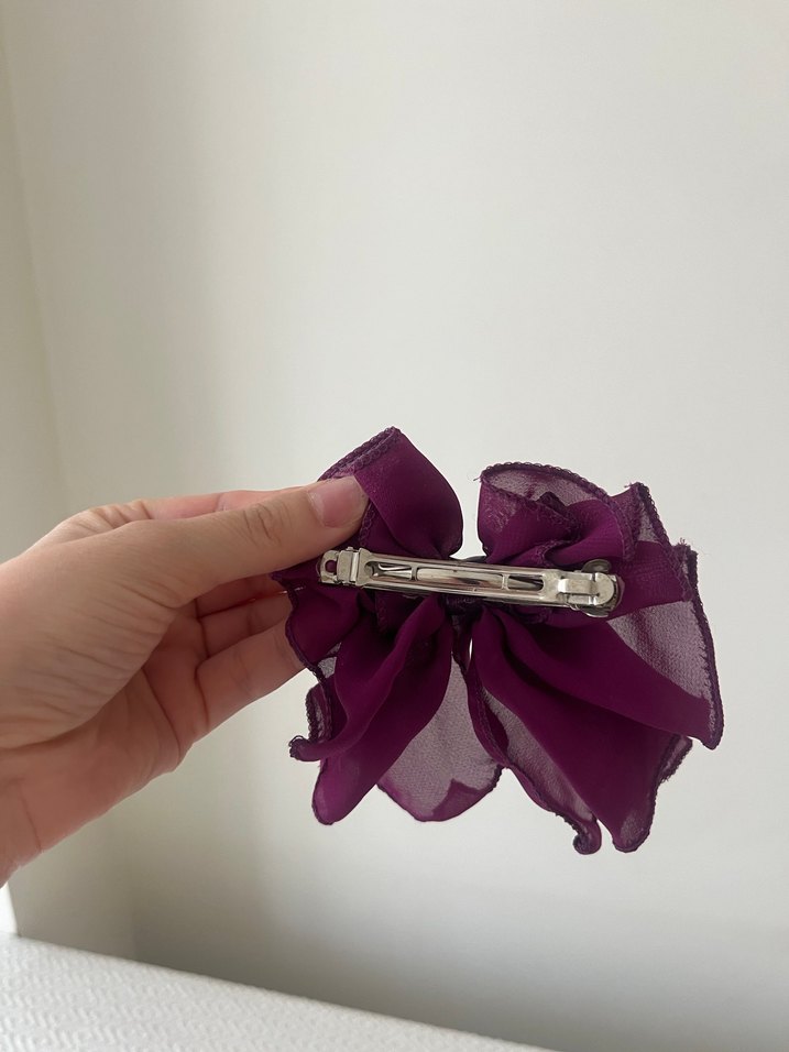 Mor Fiyonk Saç tokası - Görsel 2