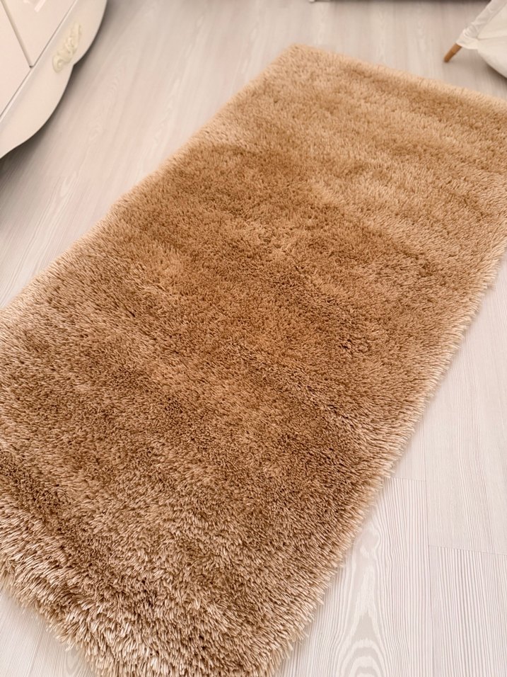 Bej Parlak Modern Halı - Görsel 4