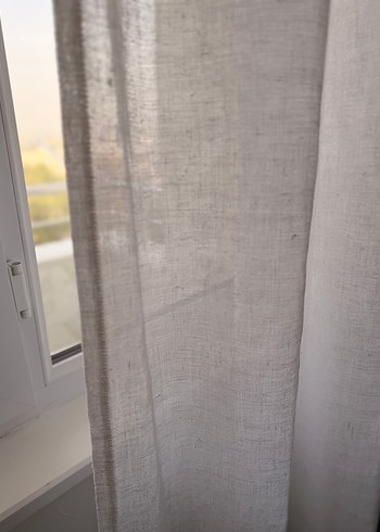 Beyaz Modern Desensiz Perde - Görsel 4