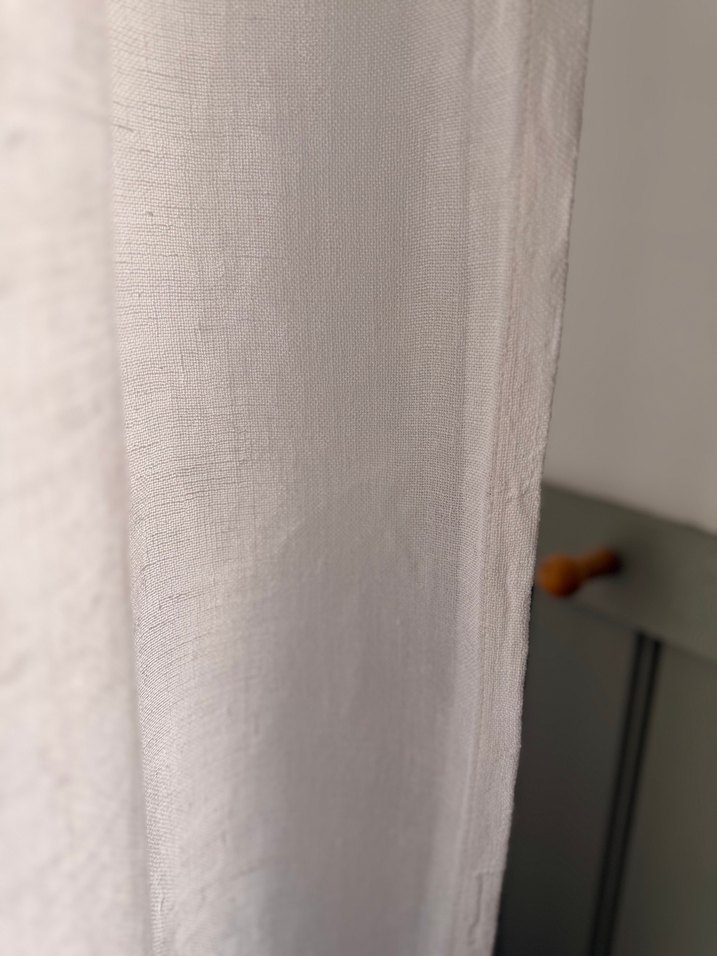 Beyaz Modern Desensiz Perde - Görsel 5