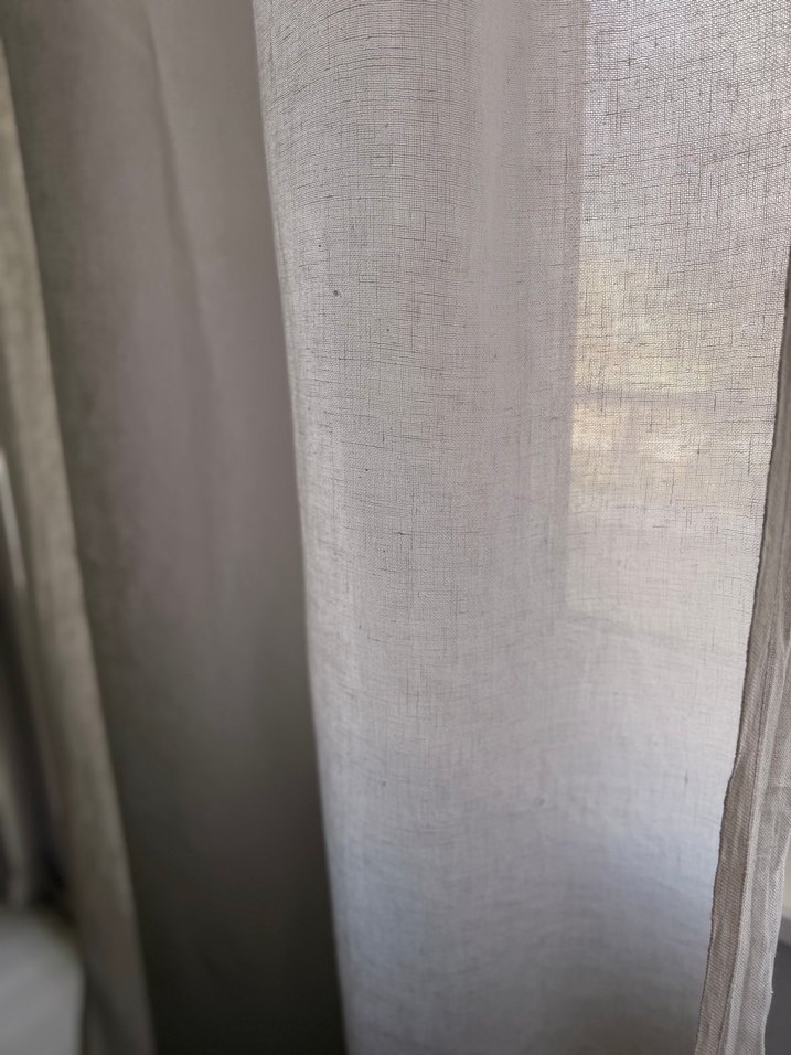 Beyaz Modern Desensiz Perde - Görsel 3