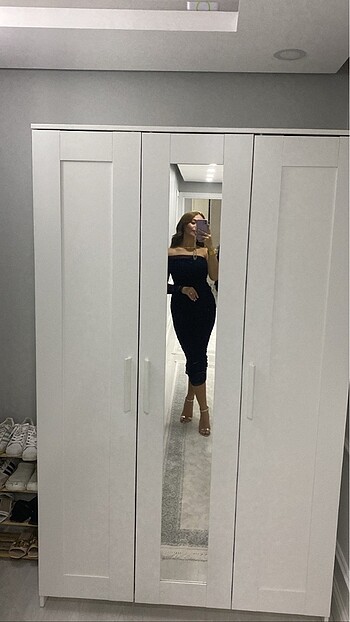 Siyah tül elbise
