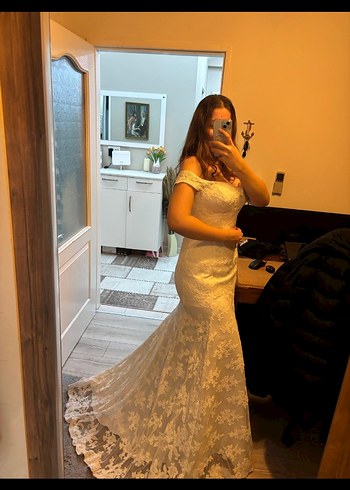 Balık model gelinlik - Görsel 8