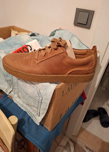 Clarks Streethilllace Deri Sneaker