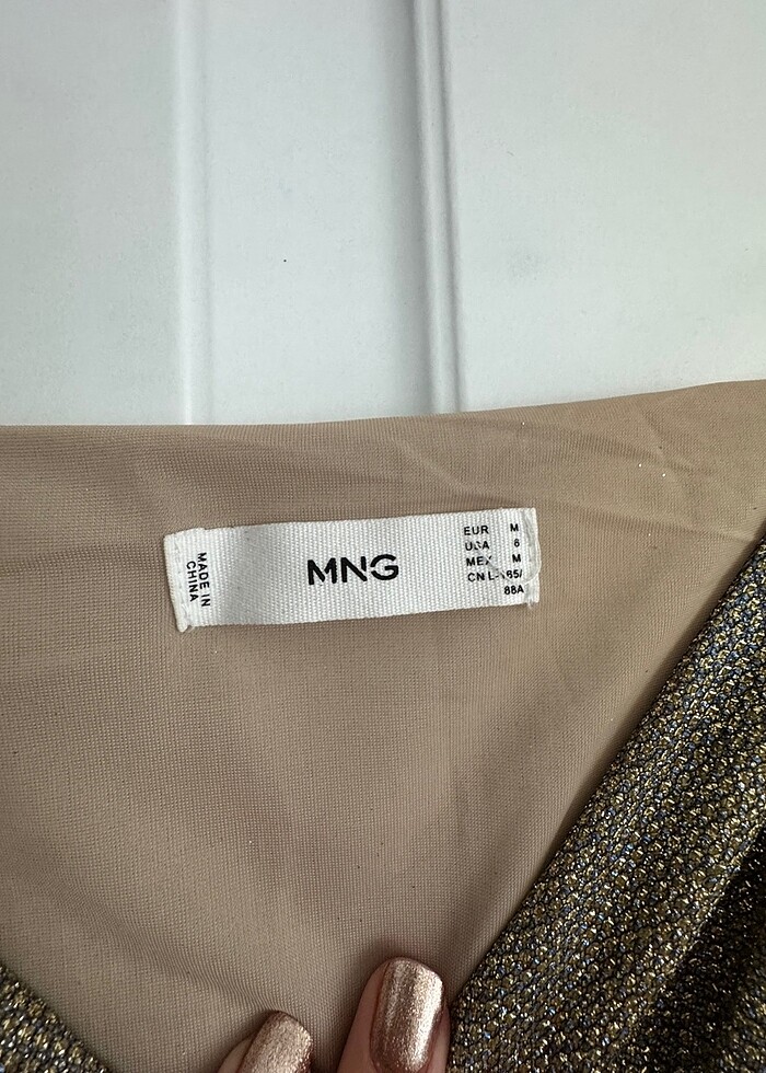 Mango ışıltılı elbise - Görsel 4