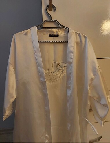 Bride gecelik sabahlık terlik takım