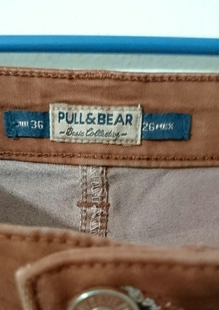 Pull and Bear Pull&Bear kiremit rengi dar pantalon