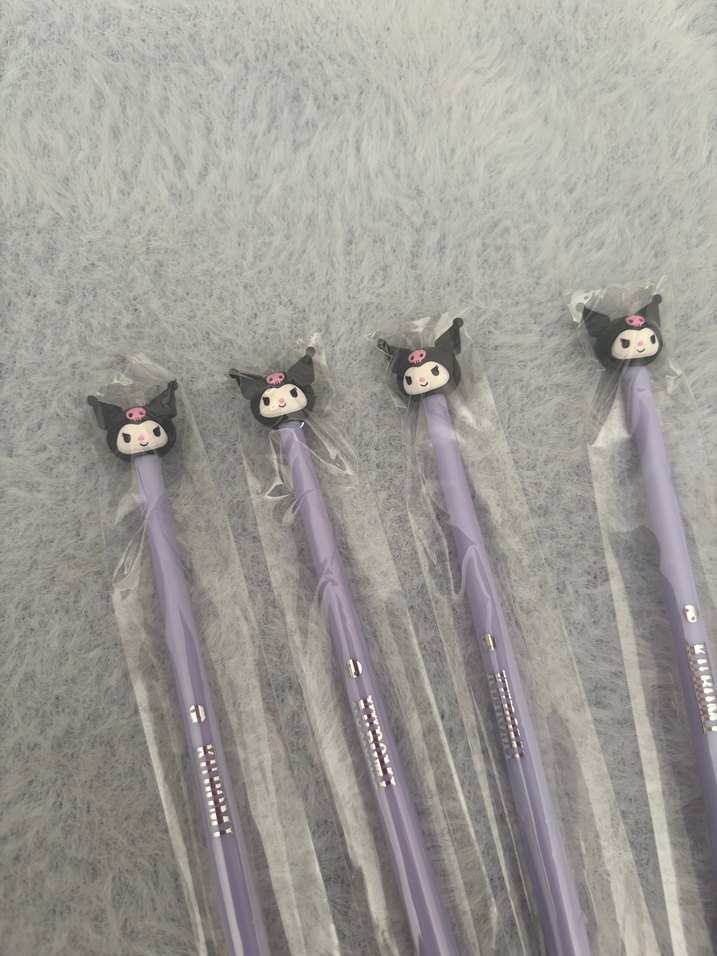 Kuromi Dörtlü Göz Makyaj Fırçası - Görsel 3