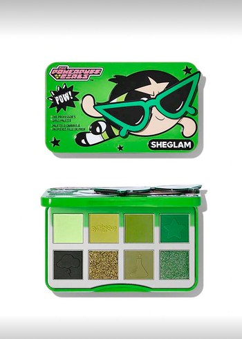 SHEGLAM Powerpuff Girls Parlak Yeşil Far Paleti - Görsel 2