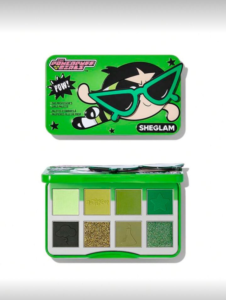 SHEGLAM Powerpuff Girls Parlak Yeşil Far Paleti - Görsel 2