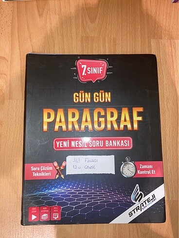 Strateji Yayınları gün gün paragraf 7.sınıf