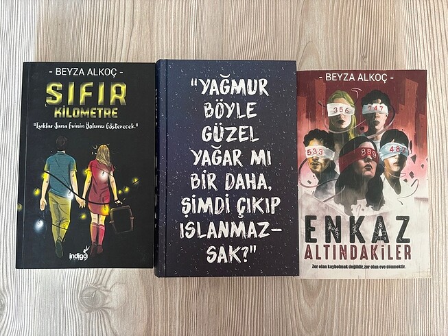 Üçlü Beyza Alkoç kitapları