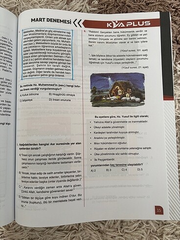 Beden Renk KVA Fark Var LGS 10lu deneme seti
