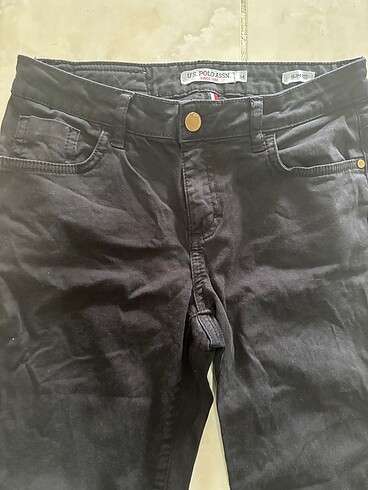34 Beden U.S.Polo 34 beden siyah slim pantolon