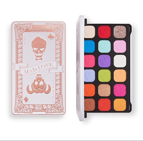  Beden Makeup Revolution x DC? - Mad Love Forever Flawless Far paleti