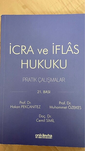 İcra iflas pratik Hakan pekcanıtez