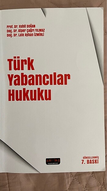 Türk yabancılar hukuku Vahit doğan