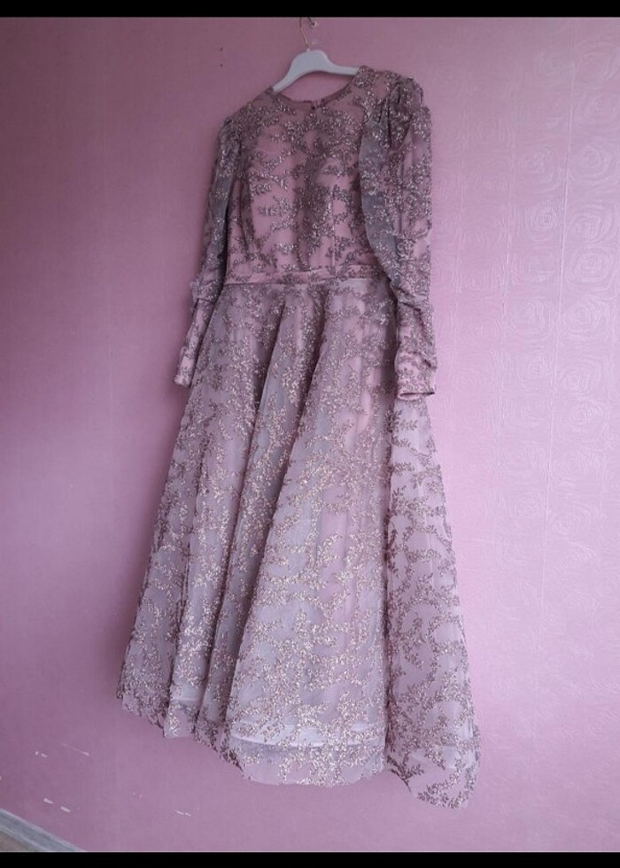 Simli Tesettür abiye  - Görsel 2