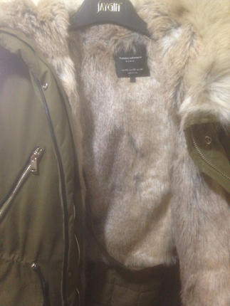 xs Beden haki Renk Zara parka