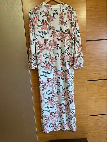 36 Beden çeşitli Renk Çiçekli Uzun Kimono