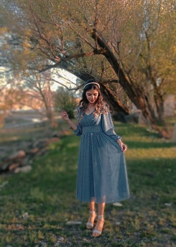 Uzun V Yaka  Elbise - Görsel 2