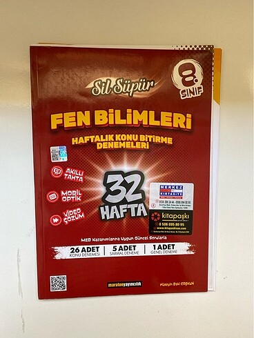 8.sınıf maraton yayınları fen sarmal deneme