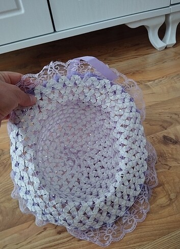 Kız çocuk hasır şapka  - Görsel 4