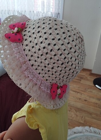 Kız çocuk hasır şapka  - Görsel 2