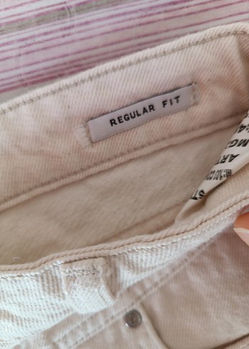 Bej Kadın Pamuklu Günlük Pantolon - Görsel 4