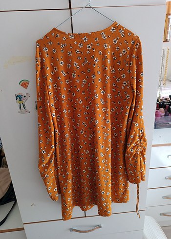 Bohem Kahverengi Uzun Kollu Salaş Tunik - Görsel 2