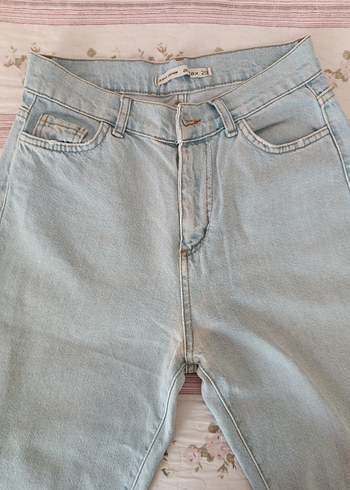 Mavi Rahat Kesim Kadın Kot Pantolon - Görsel 6