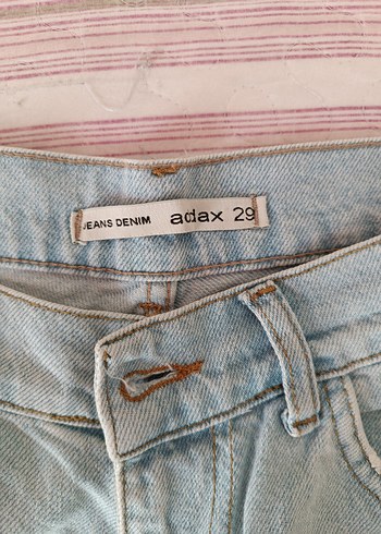 Mavi Rahat Kesim Kadın Kot Pantolon - Görsel 8