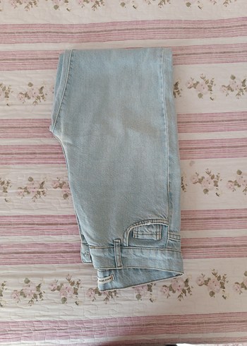 Mavi Rahat Kesim Kadın Kot Pantolon - Görsel 5