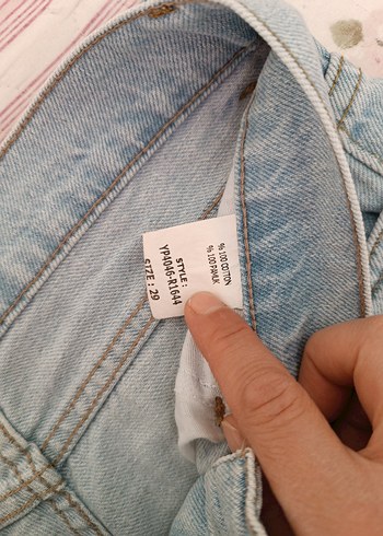 Mavi Rahat Kesim Kadın Kot Pantolon - Görsel 7