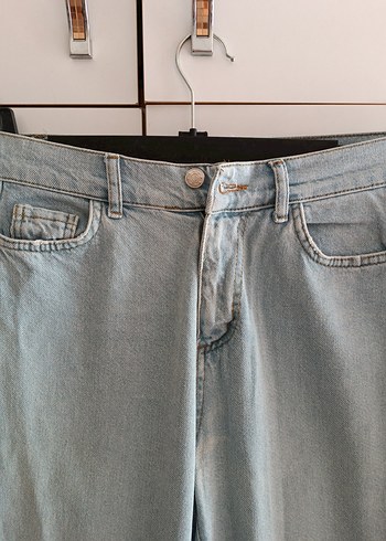 Mavi Rahat Kesim Kadın Kot Pantolon - Görsel 3