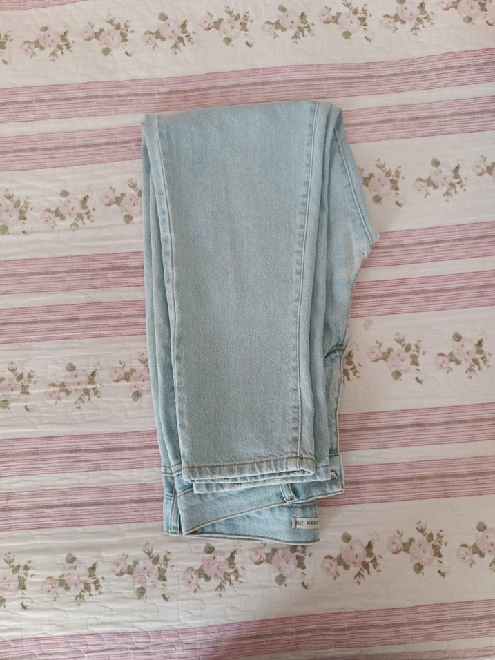 Mavi Rahat Kesim Kadın Kot Pantolon - Görsel 4