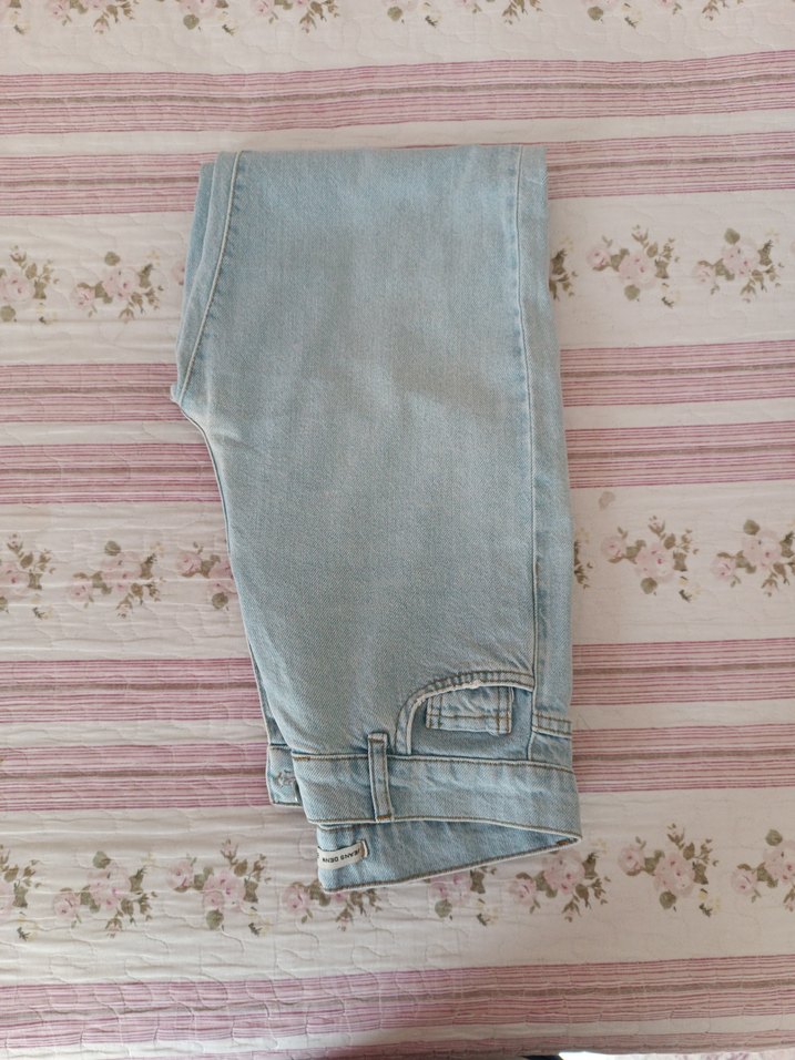 Mavi Rahat Kesim Kadın Kot Pantolon - Görsel 5