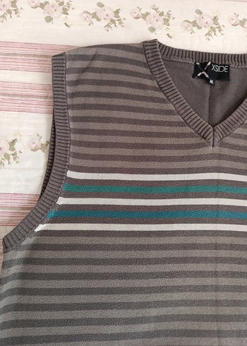 V Yaka erkek Süveter - Görsel 6